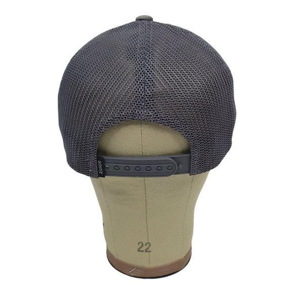 One Ten 2 UNDR Mesh Flex Fit Snapback Cap Trucker Baseball Hat Gray Patch - Picture 4 of 12